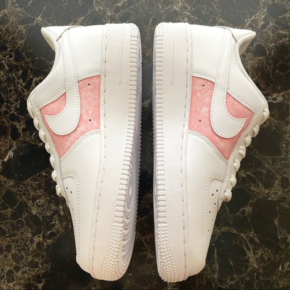 Nike Airforce 1 Pink Cloud Custom - Picture 3 of 7